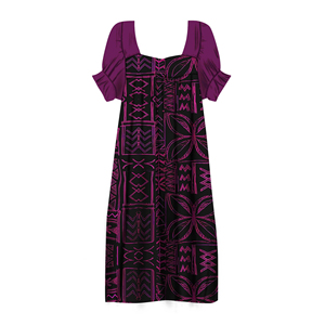 Hot Sales Breathable Mumu Dress Custom Design Style Mumu Dress High Quality Women Clothing Mumu Dress Plus Size Women's - Product Image 5