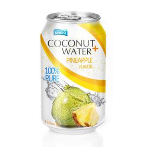 น้ำมะพร้าวแท้ 100% ตรา Tan Do Beverage บรรจุกระป๋องอะลูมิเนียม 250 มล./330 มล./500 มล. อายุการเก็บรักษา 24 เดือน ผลิตที่ฮานอย เวียดนาม คุณภาพเยี่ยม - Product Image 1