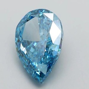 เพชรทรงลูกแพร์สีฟ้าแฟนซีขนาด 1.00 กะรัต ถึง 5.00 กะรัต เพชรเพาะเลี้ยงในห้องปฏิบัติการ ได้รับการรับรองคุณภาพ VVS VS เพชรสังเคราะห์สีน้ำเงิน สำหรับแหวนหมั้น - Product Image 4