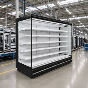 Enfriador de <span class=keywords><strong>Aire</strong></span> Comercial para Supermercados, Refrigerador Abierto Integrado de Una Sola Temperatura para Bebidas, Quesos y Productos Lácteos - Product Image 5