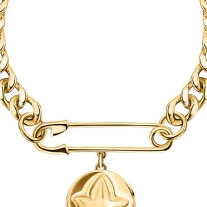 Bracelet en forme de goutte avec breloque ronde en forme de lierre doré, élégant accessoire de mode pour femmes et jeunes filles, cadeau de fête - Product Image 5