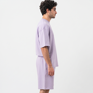 Ensemble deux pièces tendance pour homme : T-shirt imprimé à manches courtes et short, personnalisable avec logo, vente en gros - Product Image 2