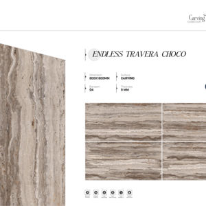 Carreaux de porcelaine sculptés de qualité export, dimensions 800x1600, 1200x1800, 750x1500 mm, dalles de luxe pour maison, hôtel et bureau - Product Image 1