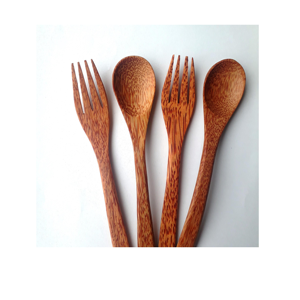 Ensemble de couverts classiques en bois pour table à manger et décoration de cuisine, outils à salade en bois, designs multicolores - Product Image 2