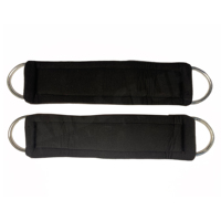 Sangle de cheville unisexe robuste, respirante et écologique pour machine à câble, réglable en polyester et coton, pour exercices des fessiers