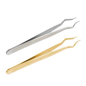 Pinzas de Aislamiento de Pestañas de Acero Inoxidable Profesionales de Nuevo Diseño, Herramienta de Extensión Antiestática de Precisión, Separador Personalizado - Product Image 1