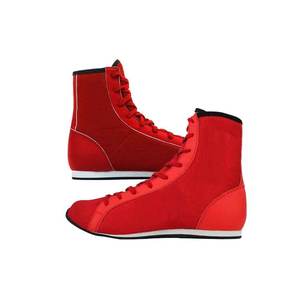 Chaussures de boxe en cuir de haute qualité, nouveau design, légères, respirantes, écologiques, avec logo personnalisé, faible MOQ - Product Image 5
