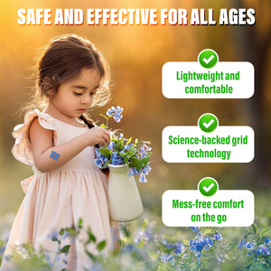 Autocollant anti-démangeaison anti-moustique non toxique sans DEET et sans danger pour la peau sans drogue pour les enfants et les adultes travaillant mécaniquement - Product Image 5
