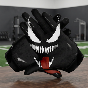 Guantes de Fútbol Americano Empire Feed Personalizados, Ligeros, de Dedo Completo, con Cierre de Gancho y Bucle, de Poliéster/Algodón - Product Image 4