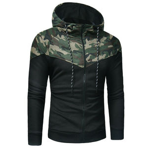 Men's Heavyweight Fleece Sporty Winter Tracksuit Zip-Up Hooded <b>Jacket</b> Drawstring Pants Quick Dry Polyester/Cotton Logo Detail - Product Image 3