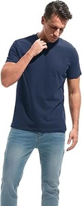 T-shirt décontracté surdimensionné, t-shirt vierge personnalisable pour hommes, t-shirts au meilleur prix, faible MOQ, t-shirts grande taille pour hommes - Product Image 2