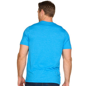 Nouveau T-shirt en polyester recyclé à 40% et coton à 60% avec impression de votre logo, T-shirt personnalisable pour hommes - Product Image 6