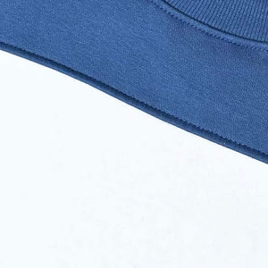 Sweat-shirt à col rond pour homme, bleu marine, blanc, gris anthracite, manches longues, décontracté, pull-over, vêtements d'automne et d'hiver - Product Image 6