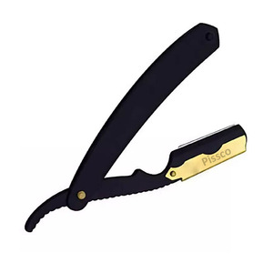 Rasoirs de rasage pour hommes, rasoir manuel en acier inoxydable, rasoir de sécurité à bord droit pour la barbe - Product Image 5