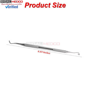 Sondes Dentaires Orthodontiques Professionnelles en Gros, 6,69 Pouces, Instruments Médicaux en Acier Inoxydable de Haute Qualité 745 pour Remplissage - Product Image 5