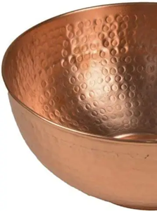 Bol décoratif antique fait main en acier inoxydable, nouvelle collection, vaisselle en métal, bol alimentaire, bol en métal pour mariage, vaisselle - Product Image 4