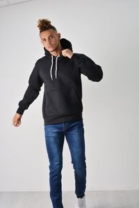 Sudadera con Capucha para Hombre, Invierno, Gruesa, 100% Algodón, Forro Polar, con Bolsillo Frontal, Personalizable con Diseño - Product Image 4
