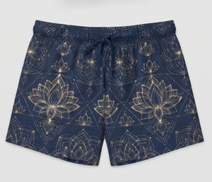 Shorts amples en polaire pour femme, sublimation, 100 % polyester, décontractés, coupe ample, vente en gros - Product Image 3