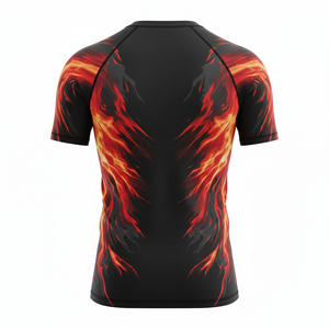 Fournisseur OEM de rash guards en gros, chemises de compression sublimées à marque privée, vêtements de sport pour entraînement MMA, BJJ, grappling, hommes, femmes, enfants - Product Image 2
