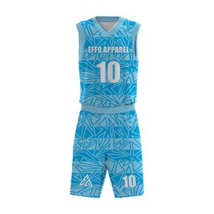 Ensemble de sport en maille pour hommes, vêtements de basketball personnalisés, marque privée, fabrication OEM, vente en gros directe d'usine - Product Image 5
