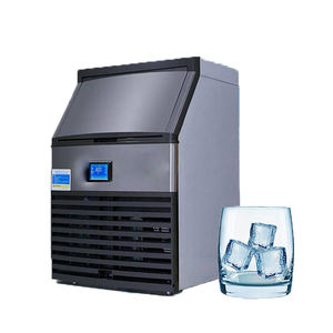 Machine à glaçons commerciale YINSHUO pour glaçons en cubes, en nugettes et en flocons - 220V monophasé, à base d'eau, économique, portable - Product Image 1