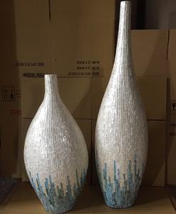 Venta al por Mayor de Floreros Decorativos de Lujo Hechos a Mano con Incrustaciones de Concha de Capiz de Bambú de Alta Calidad, Ecológicos, para Decoración del Hogar, de Vietnam - Product Image 6