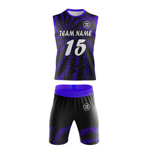 Conjunto de camiseta y pantalones cortos 7v7 con estampado personalizado para ropa deportiva, ropa de práctica, nuevo estilo, servicio OEM, diseño personalizado, uniforme 7 contra 7 - Product Image 2