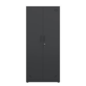 Armadio a 2 Ante ad Alta Capacità con 4 Partizioni, Design per Casa/Ufficio, 5 Spazi di Stoccaggio Separati per Magazzino - Product Image 5