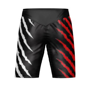 Shorts en satin personnalisés pour femmes, hommes et jeunes - Sublimation pour boxe, grappling, Jiu Jitsu, BJJ, combat, MMA - Motif uni, shorts MMA vierges - Product Image 2