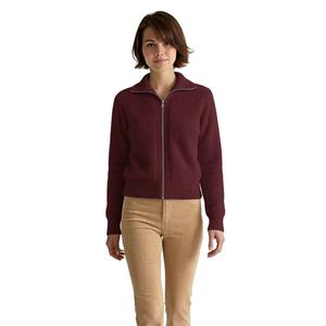Cardigan d'hiver personnalisable OEM/ODM pour femme – Pull tendance en jacquard duveteux à manches longues – Tricot chaud et doux - Product Image 1