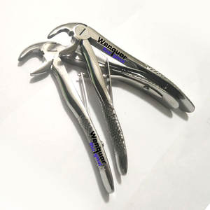 Pinzas de Extracción Quirúrgicas Dentales Pediátricas de Alta Calidad # Instrumento Profesional de Acero Inoxidable para Molares Inferiores Primarios Tipo C - Product Image 1