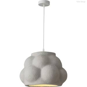 Lámpara de Araña Moderna Ovalada en Forma de Nube para Isla de Cocina y Restaurante, Lámpara de Araña de Vidrio LED Blanca con Función de Atenuación - Product Image 4