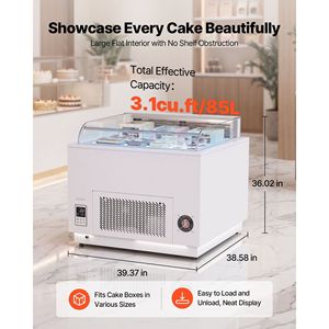 Commercial Open Air Merchandiser <b>Refrigerator</b> 3.1 Cu. Ft. Shelving Display Cooler with Fan Cooling and LED Lighting - Product Image 3