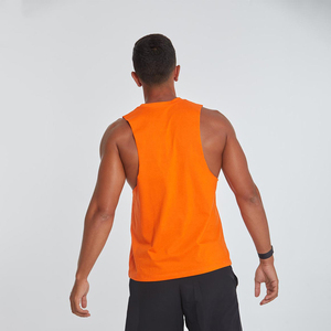 Camisetas sin Mangas Color Naranja para Hombre, Más Vendidas, Tejido de Alta Calidad, 100% Algodón, Secado Rápido, Lavables a Máquina, Transpirables, Colección de Verano - Product Image 6