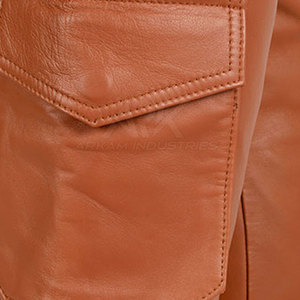 Pantalons en cuir pour hommes de haute qualité, vente en gros au meilleur prix, impression de logo personnalisé sur les pantalons en cuir - Product Image 6