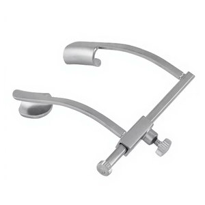 เครื่องมือผ่าตัดตาแบบส่องตรวจชนิด Cook Eye Speculum ขนาด 1 7/8 นิ้ว สำหรับเด็กทารก 9 มม. สำหรับหู คอ จมูก และจักษุวิทยา ผลิตจากเหล็กกล้าไร้สนิมเกรดเยอรมัน ใช้ซ้ำได้ แม่นยำสูง - Product Image 1