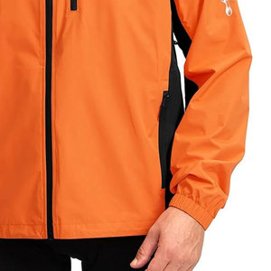 Chaqueta Impermeable de Lona para Hombre, Estilo Moderno, Talla Adulto, con Capucha, Cierre de Cremallera, Mangas Largas, Logotipo Frontal, Resistente al Viento y Ecológica - Product Image 6