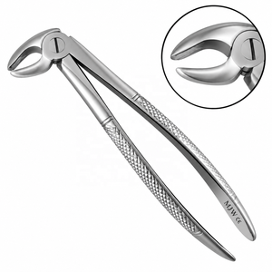Forceps d'extraction dentaire à motif anglais # 13 forceps d'extraction en acier inoxydable pour les dents du sous-maxillaire (bicuspides) - Product Image 2