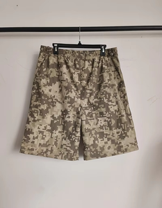 Pantalones Cortos Deportivos de Camuflaje Digital para Hombre, Pantalones Cortos de Baño, Diseño Desert Pixel, 100% Algodón, Secado Rápido, Corte Holgado, Cintura Elástica Media - Product Image 2