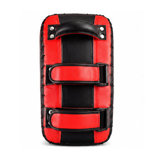 Muay Thai Training Pads Leather Durable Outer Cover Thick <b>Foam</b> <b>Padding</b> Breathable Comfortable Hand Straps Curved Shape Strong - Product Image 2