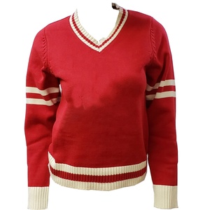 เพิ่มโลโก้แบบกำหนดเองของคุณเองบนเสื้อคาร์ดิแกนอะคริลิคทรงวีแบบยูนิเซ็กซ์ ปักตัวอักษร งานถักนิตติ้ง สำหรับวิทยาลัย - Product Image 6