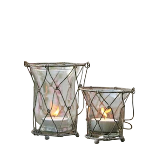 Portavelas Redondo de Hierro y Vidrio, Nuevo Diseño, para Decoración de Hogar, Jardín, Navidad y Bodas - Product Image 5