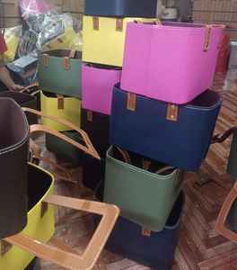 Cesta de Cuero Premium para Regalos, Cesta de Almacenamiento de Cuero para Flores, para Jardín, Comedor, Cocina, OEM 2026, Venta al Por Mayor - Product Image 3