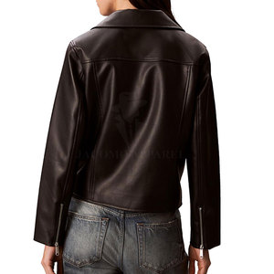 Vêtements d'extérieur de qualité supérieure et confortables pour femmes, veste en cuir d'hiver conçue pour une tenue durable et un style élégant - Product Image 2