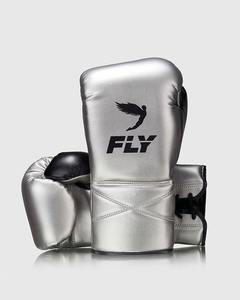 Guantes de boxeo Fly grises personalizados de último modelo, 100% cuero genuino de primera calidad, con cordones, para sparring y boxeo. - Product Image 6