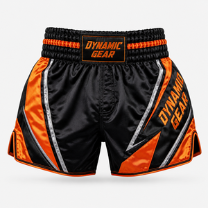 Shorts de Muay Thai en gros, nouvelle mode, impression de logo personnalisée, shorts de combat respirants et confortables pour le Muay Thai - Product Image 5