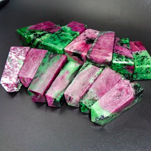 Obelisco de Cristal de Zoisita Rubí de Primera Calidad, Torre de Cristal Hecha a Mano, Feng Shui, Piedra Natural Curativa, Decoración Energética para Meditación Reiki - Product Image 6