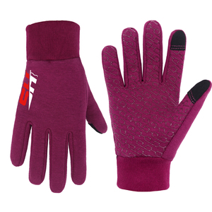 Gants de course ergonomiques antidérapants avec paume en silicone pour une prise sécurisée du téléphone, pour les marathonniers et les coureurs de trail, gants de course en plein air - Product Image 1