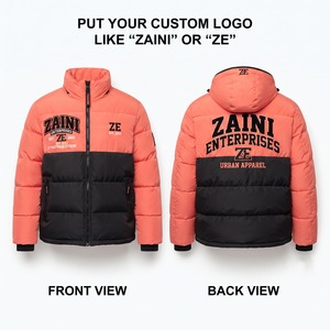 ZAINI Men's Hooded Waterproof Windproof Thick Winter <b>Quilted</b> <b>Jacket</b> with Camouflage <b>Pattern</b> 500g Worsted Fabric Polyester Lining - Product Image 1