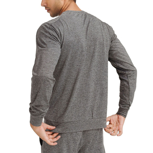 Nuevo Conjunto Deportivo para Hombre, Talla Grande, Transpirable, 100% Algodón, Estilo Urbano, Color Sólido, con Logotipo Personalizado, Impresión en Serigrafía - Product Image 5
